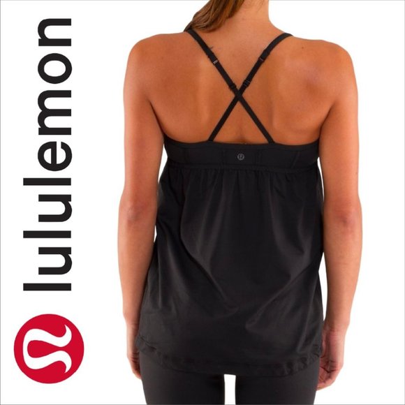 Lululemon Ballet Inspired Rehearsal Tank Black Size 8 - Picture 2 of 3